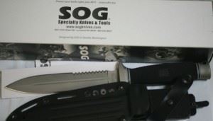 SOG 美国索格 Daggert D25B-K 双刃半齿战术...